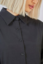 Black long tailored shirt_7