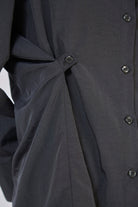 Black long tailored shirt_8