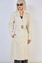 Ivory vegan leather trench coat_6