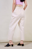 Cream side button smart trousers_4