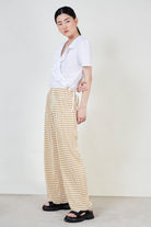 Ivory ruffle trim wrap top_3