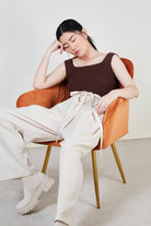 Ivory tie waist trousers_6