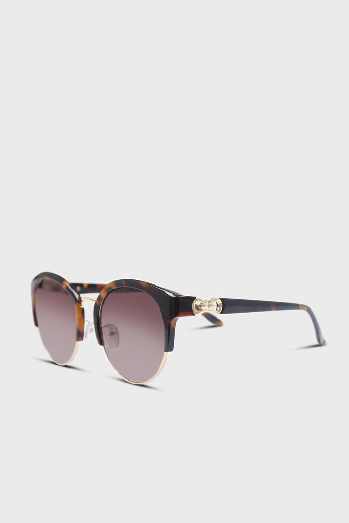 Tortoise and gold trim bottomless sunglasses_3