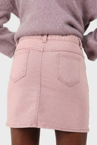Pink patch pocket mini skirt_3