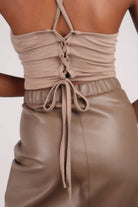 Pale brown open tie back cropped tank_5
