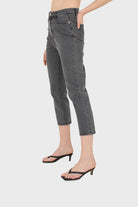 Washed grey mom jeans - 2302_2
