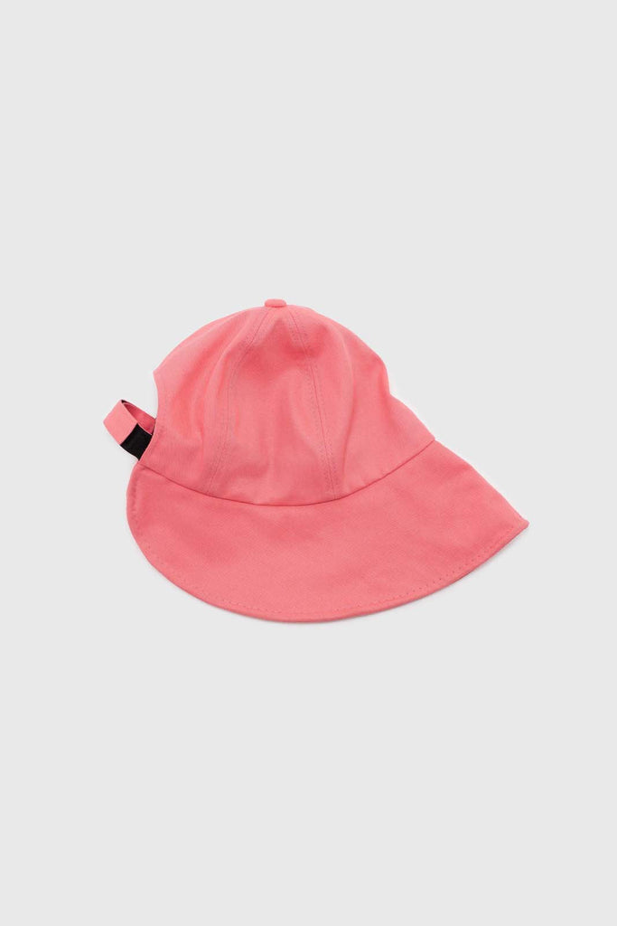 Pink velcro cotton bucket hat_4