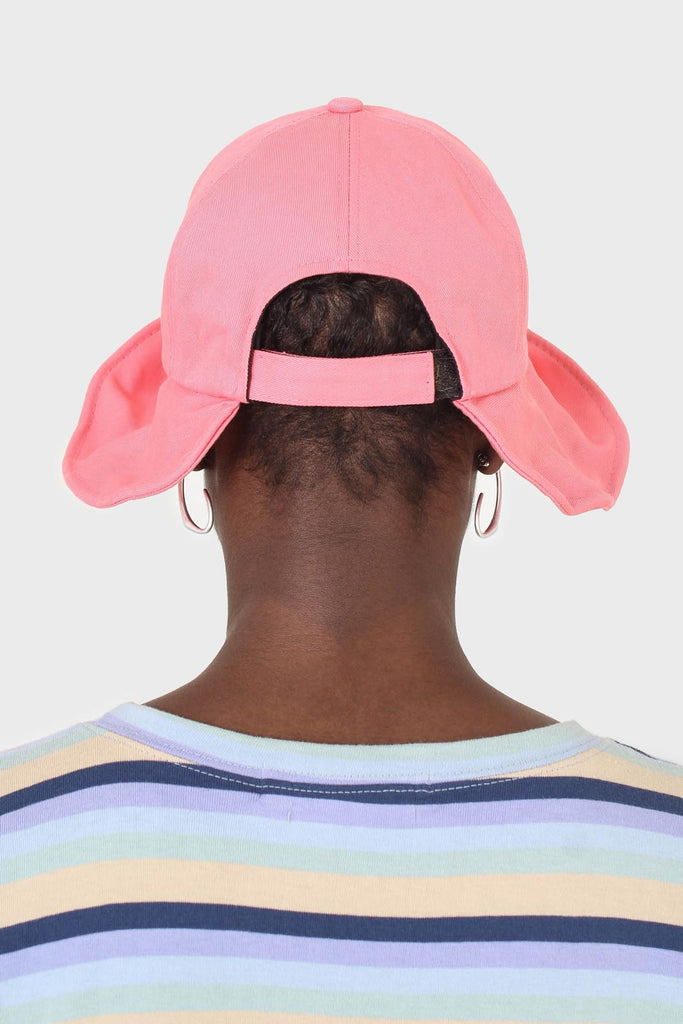 Pink velcro cotton bucket hat_7