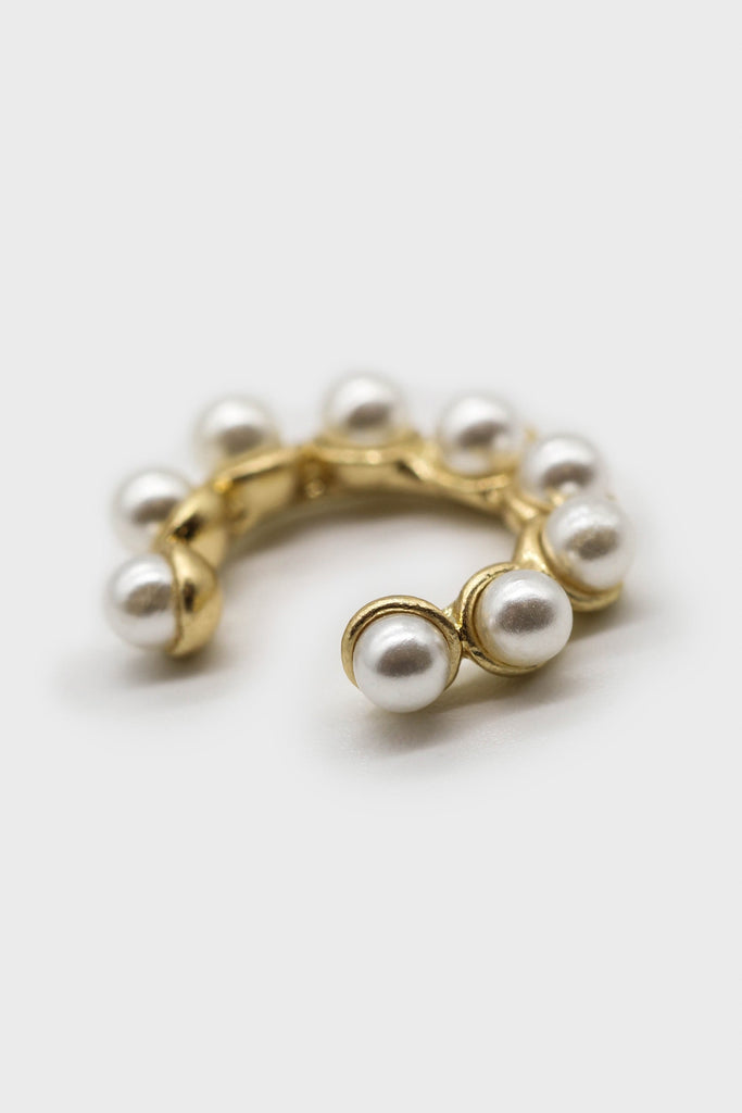 Gold pearl ear cuff_1
