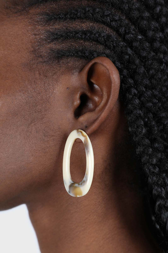 Large ivory irregular circle earrings_2