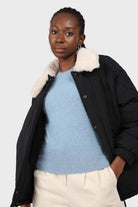 Light blue balloon sleeve angora jumper_3