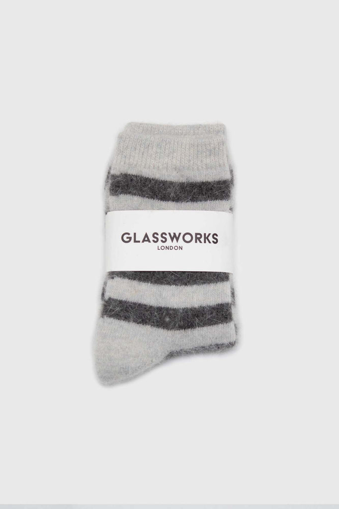 Ivory and grey striped angora socks_3