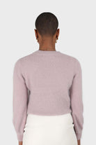 Cocoa balloon sleeve angora jumper_7