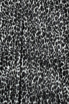 Ivory and black leopard velvet pleated skirt_3