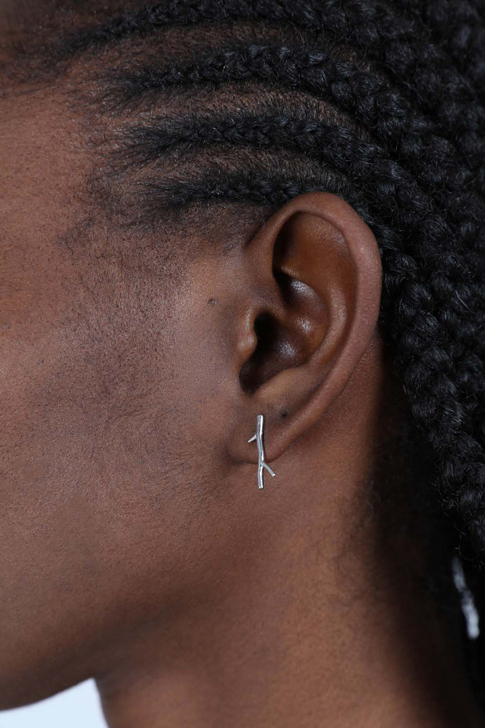 Silver twig earrings_2
