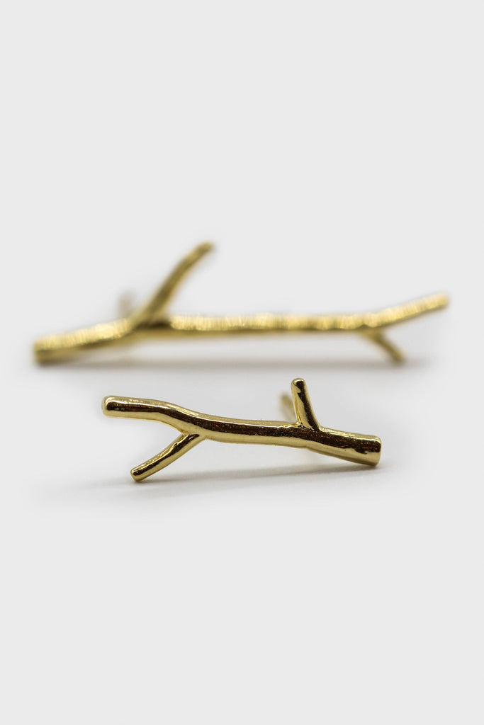 Gold twig earrings_1