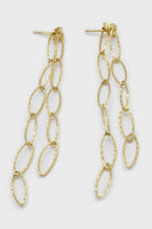 Gold chain links drop earrings_1