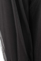 Black organza trim long sleeve sweatshirt_8