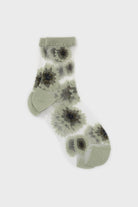 Large daisy sheer socks - Set of 3