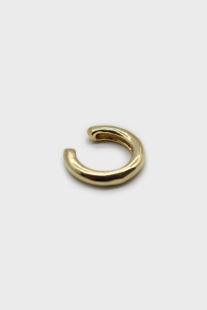 Gold simple bold ear cuff - 8mm_1