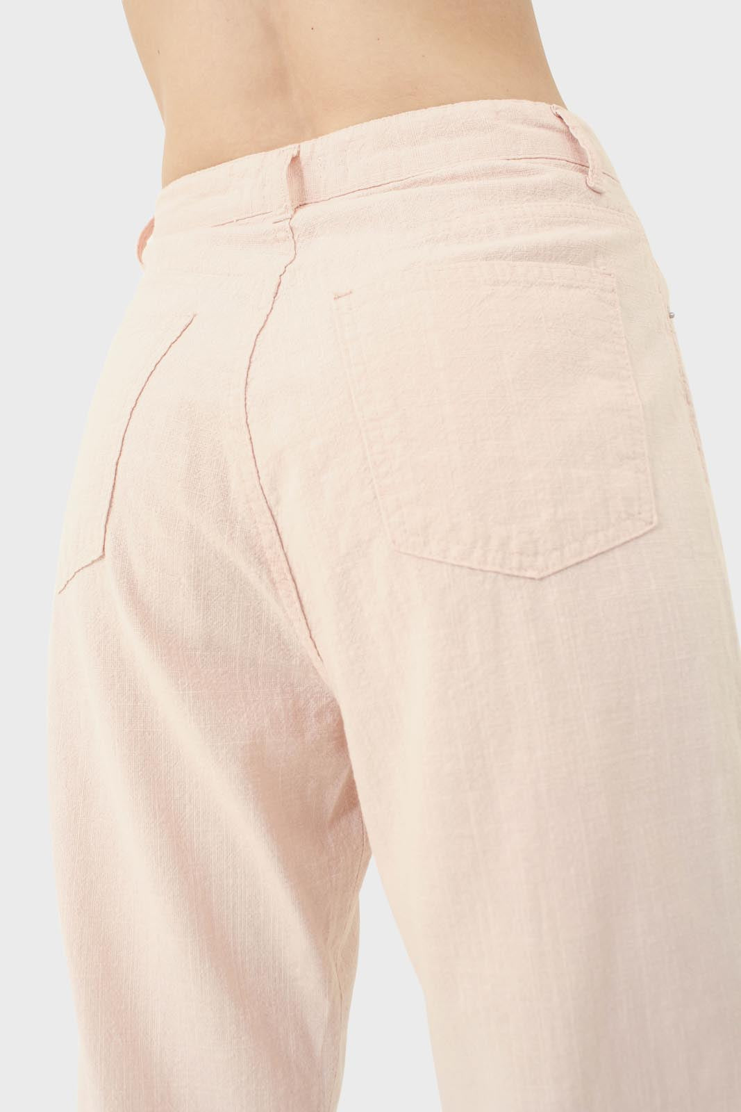 Pale pink loose fit boyfriend jeans - 3676_3