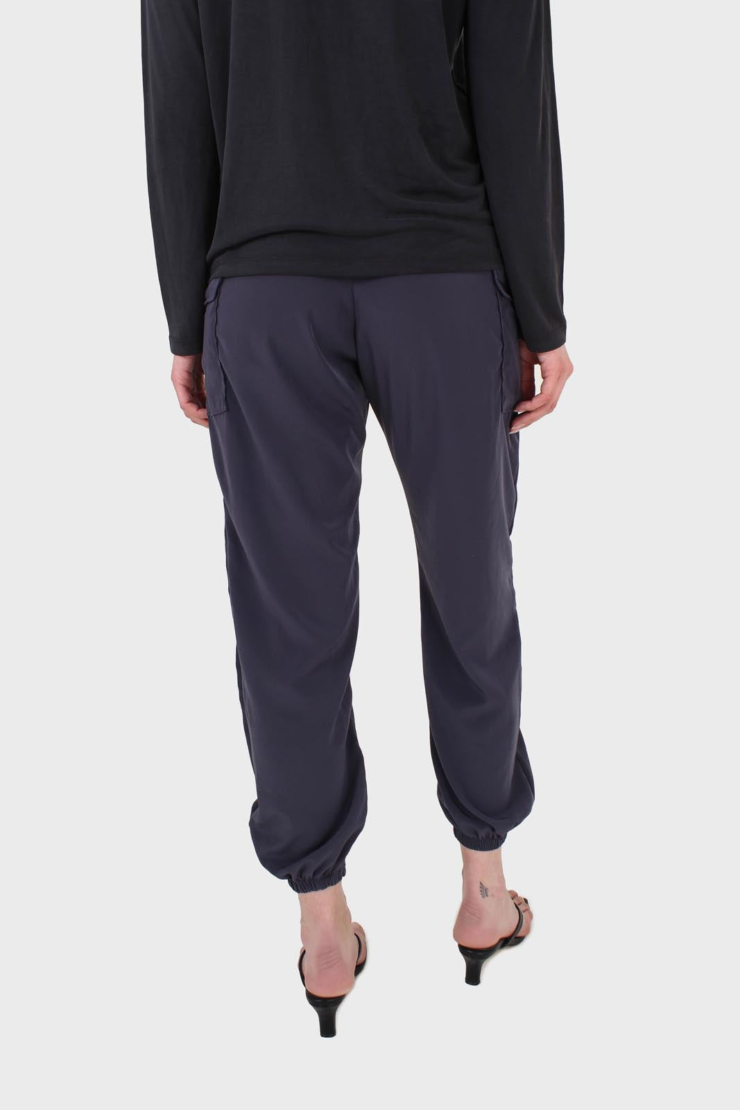 Charcoal silky jogging trousers_2