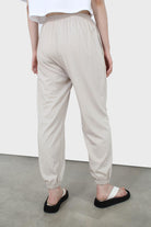 Beige loose fit sweatpants - set_5