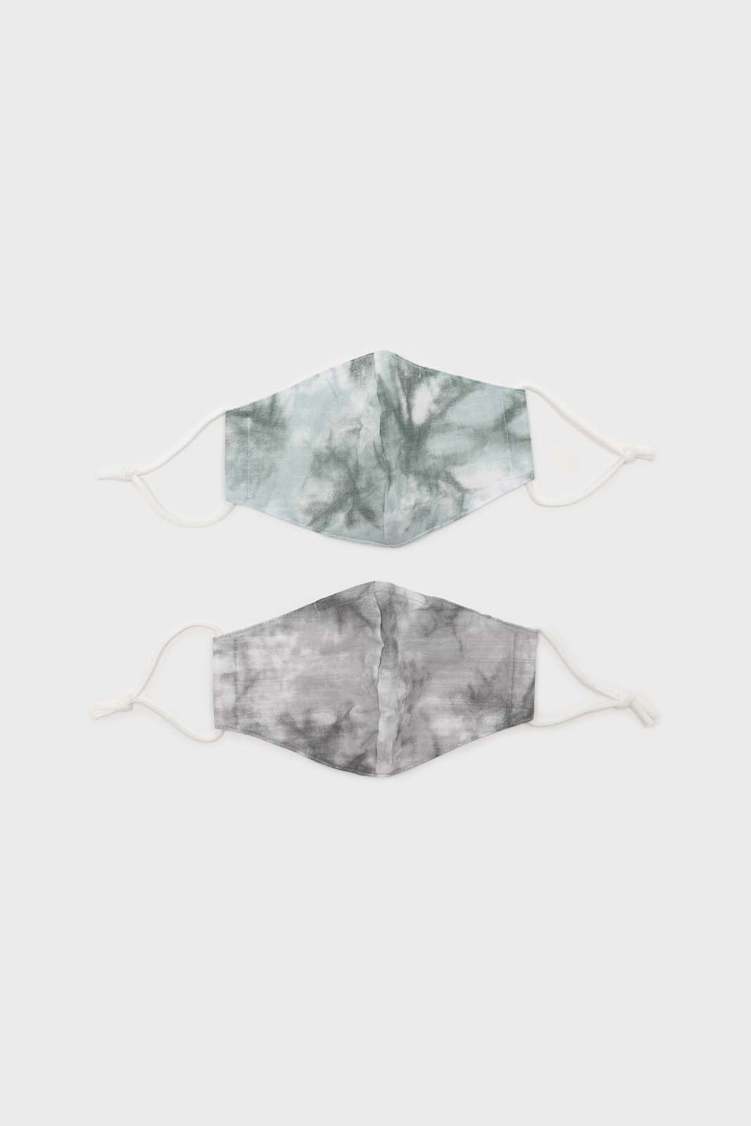 Khaki tie dye face mask_3