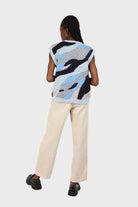 Ivory corduroy loose fit trousers - 812_9