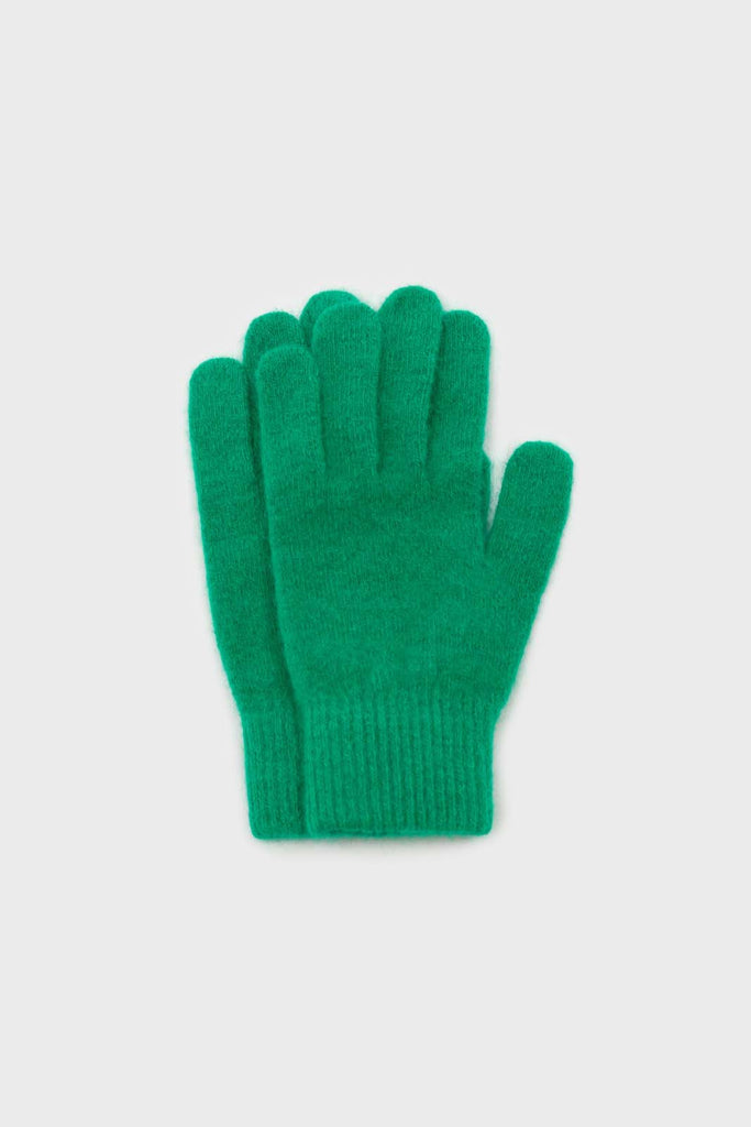 Bright green mohair gloves_1