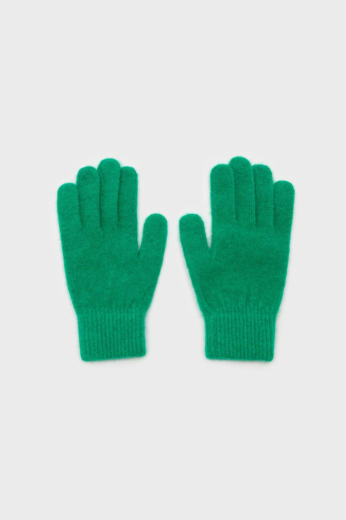 Bright green mohair gloves_2