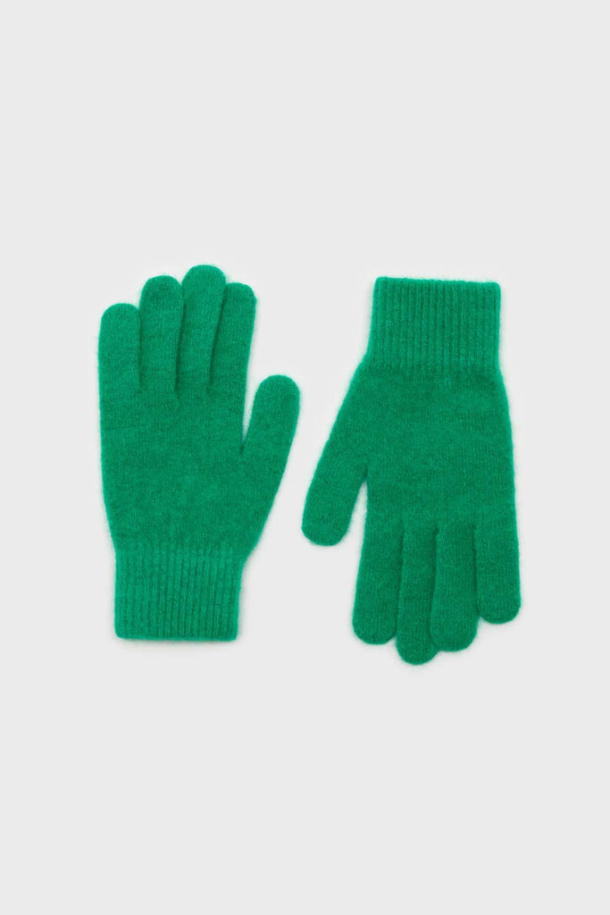 Bright green mohair gloves_3