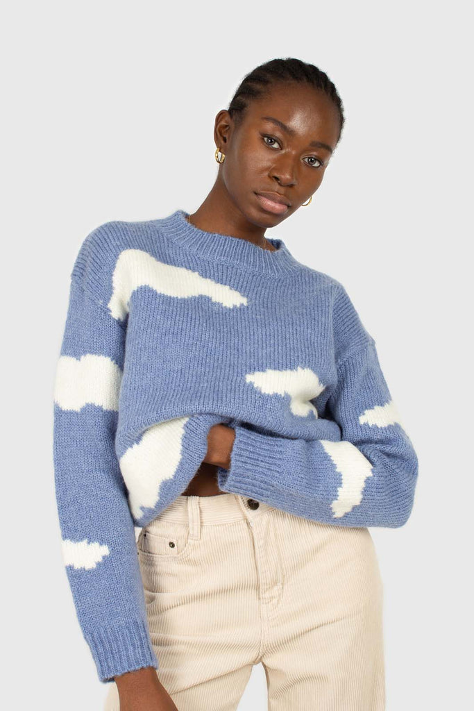 Blue and white intarsia cloud wool blend jumper_4
