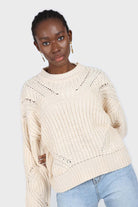Light beige cross weave jumper_2