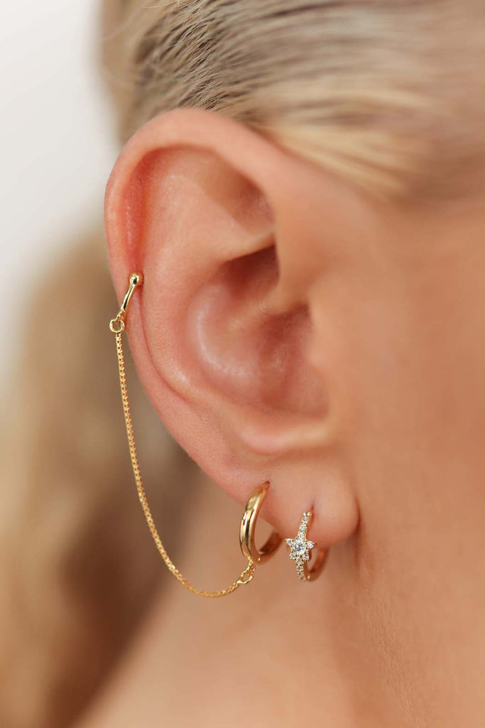 Gold connect the stars ear party stack_3