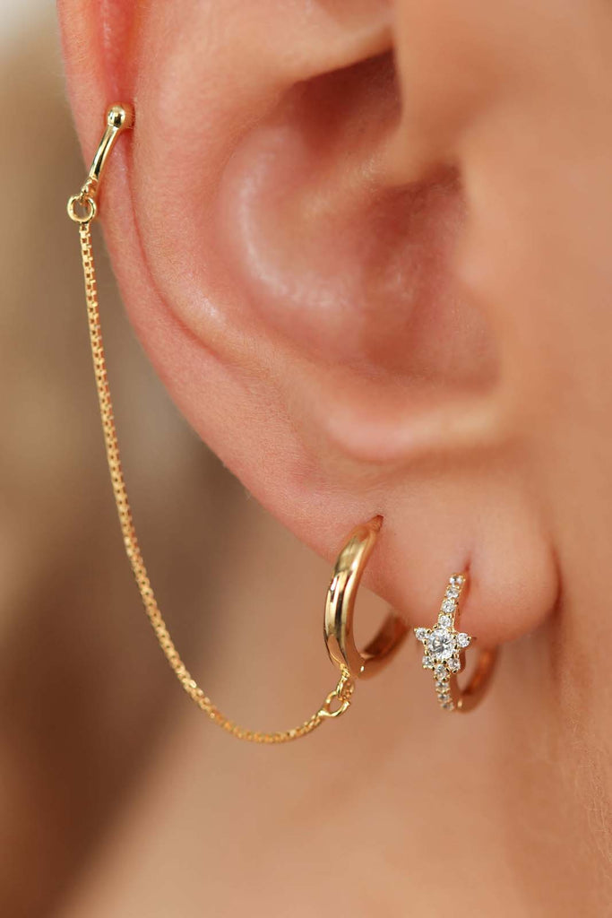 Gold connect the stars ear party stack_2