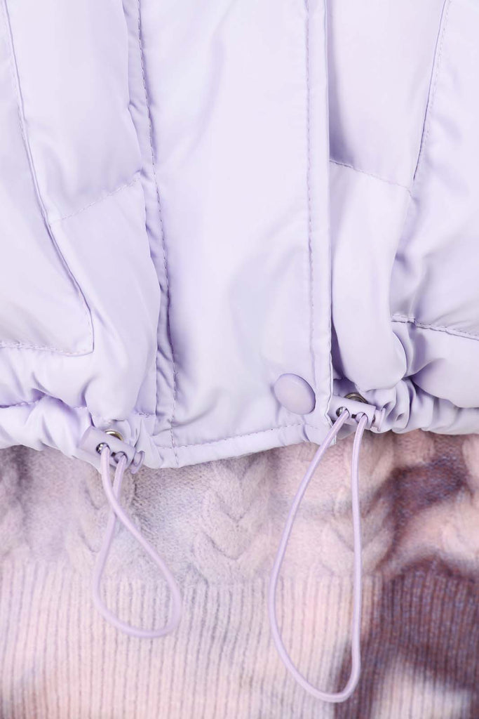 Lilac hooded thick puffer jacket_9