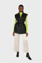 Bright green wool blend turtleneck top_6