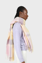 Lilac angora furry crew neck jumper_4