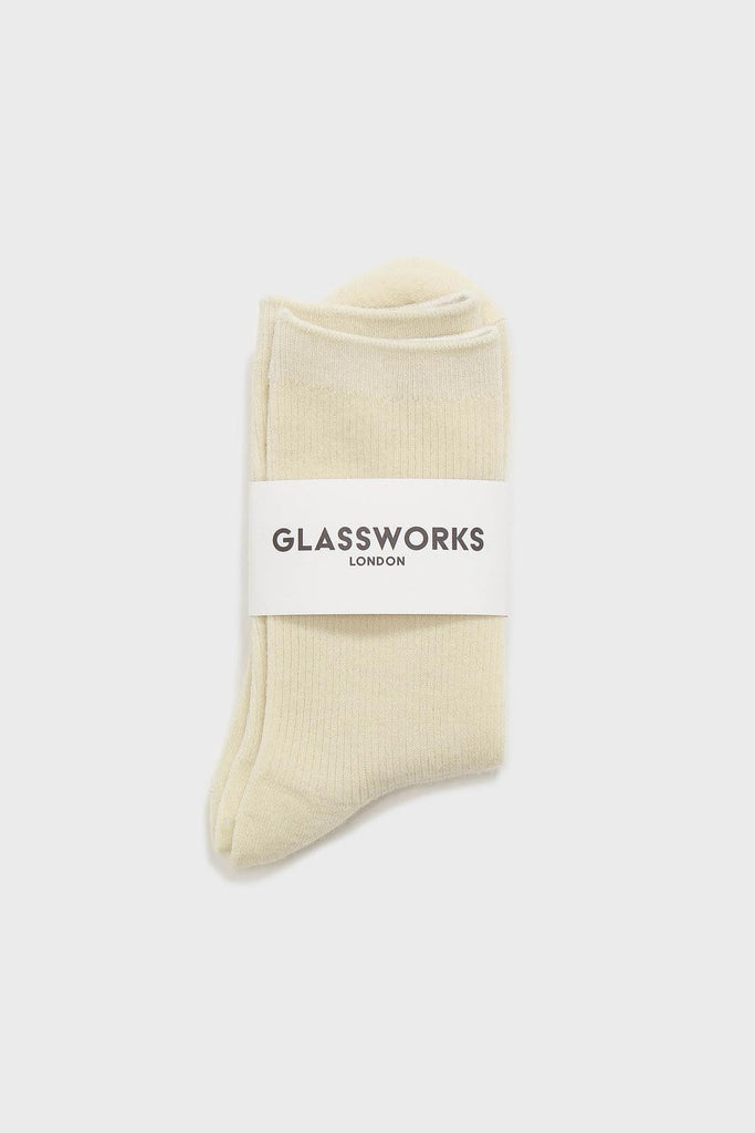Ivory merino wool socks_3