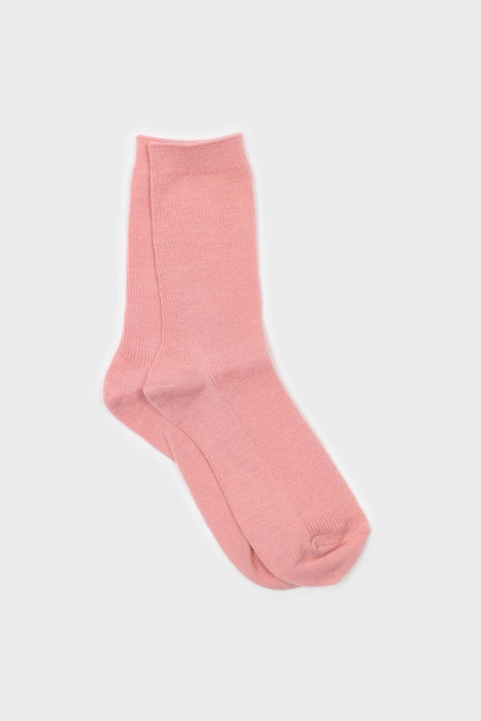 Light pink merino wool socks_1