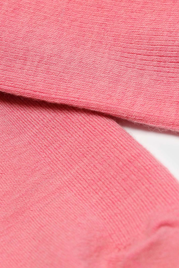 Deep pink merino wool socks_2
