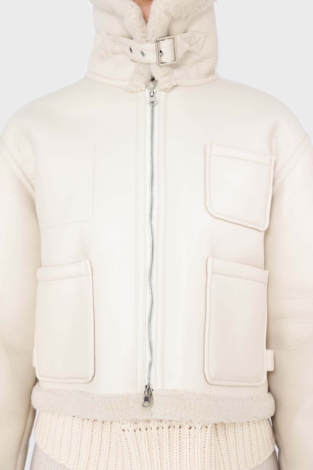 Ivory faux shearling biker jacket_8