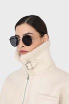 Ivory faux shearling biker jacket_3