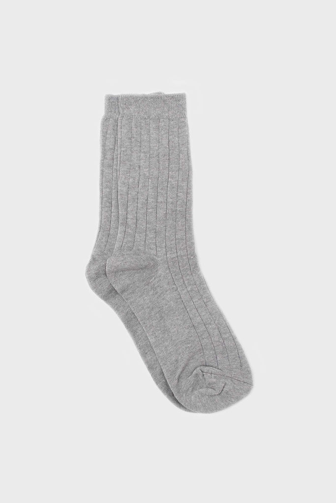 Grey giant rib socks_3