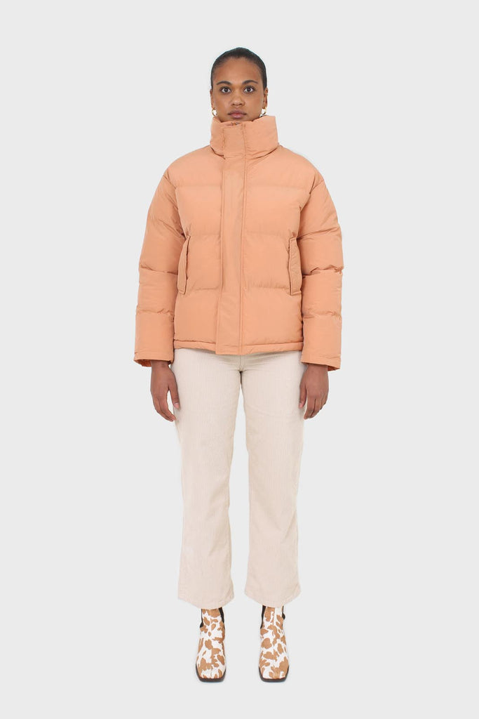Pale orange puffer jacket_3