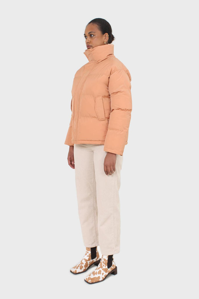 Pale orange puffer jacket_4
