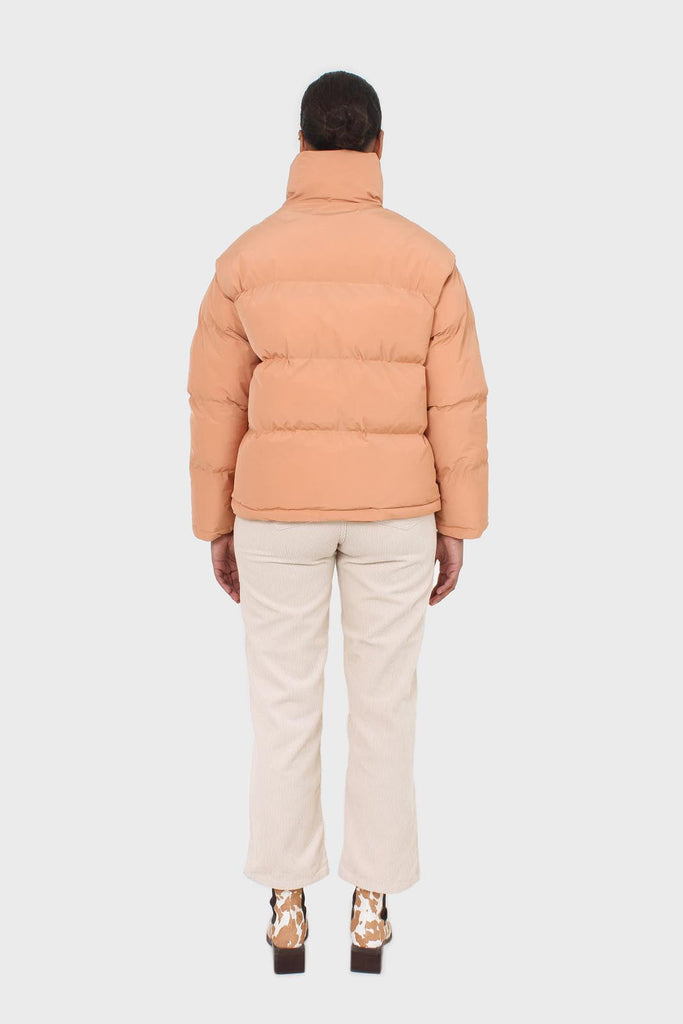 Pale orange puffer jacket_5