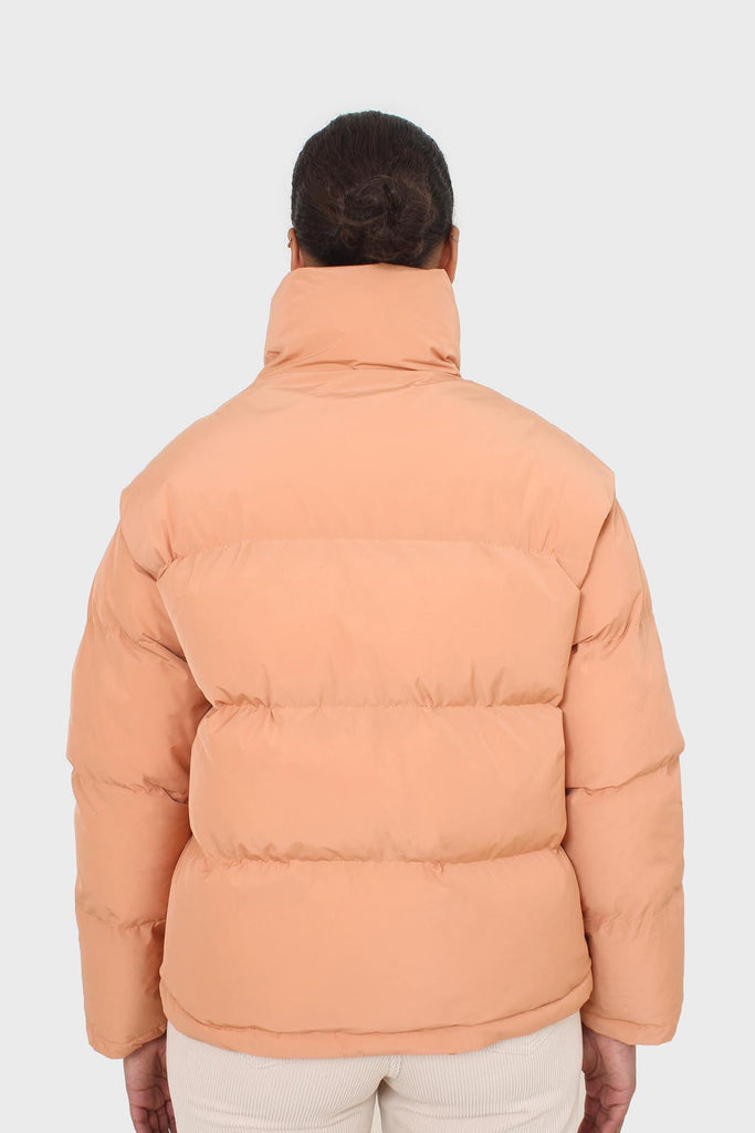 Pale orange puffer jacket_2