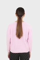 Pale pink ribbed crew neck jumper_2